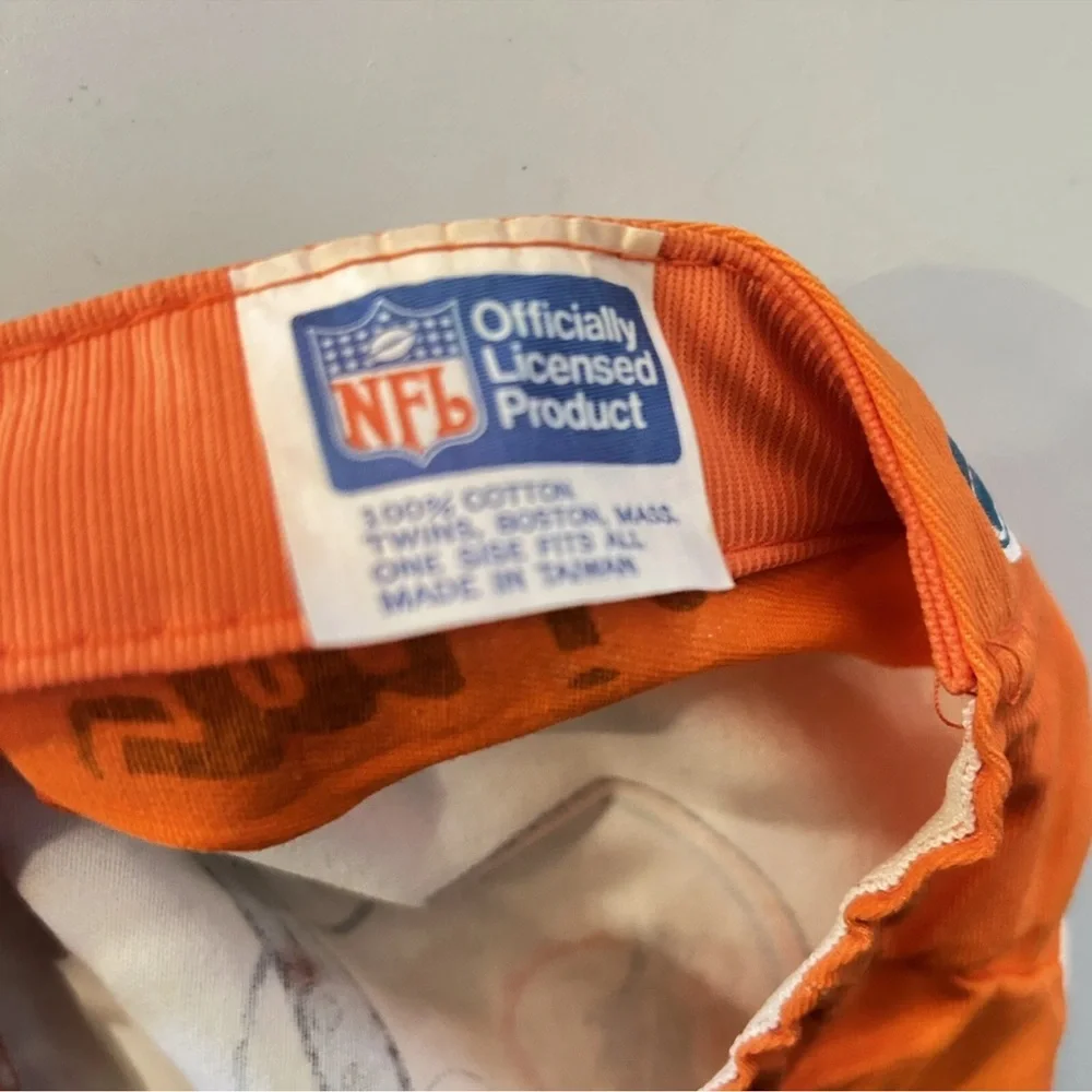 NFL Miami Dolphins White, Orange & Teal Camp Hat - Picture 12 of 12